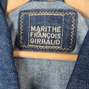 VTG 90s Marithe Francois Girbaud Denim Jean Jacket Mens XXL Streetwear Spell Out